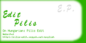 edit pilis business card